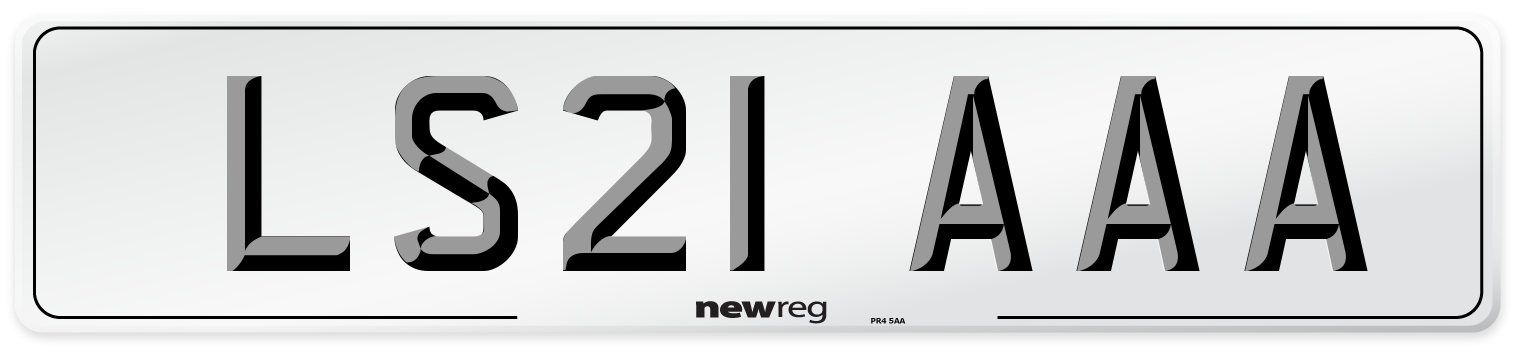 LS21 AAA Number Plate from New Reg